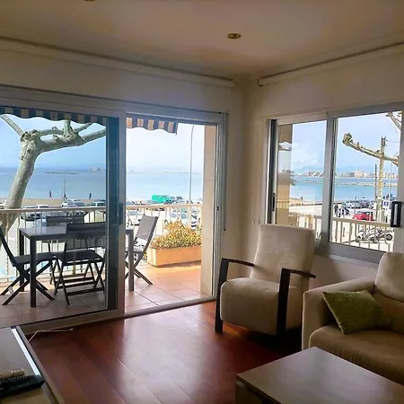 Apartamento Espectaculares Vistas Al Mar En Primera Línea, Terraza, Aire Acondicionado, Y Wifi En - Es-258-68
